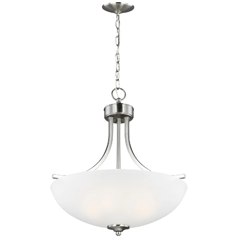 Tropical - Themed Ceiling Lights with Palm - Leaf Shapes and Rattan WrapsSea Gull Lighting Geary Medium 3-Light Pendant - 9.5W Tropical - Themed Ceiling Lights with Palm - Leaf Shapes and Rattan WrapsSea Gull Lighting Geary Medium 3-Light Pendant - 9.5W