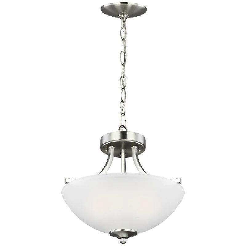 Moroccan Ceiling Lights with Colorful Stained Glass and Geometric CarvingsSea Gull Lighting Geary Small 2-Light Semi-Flush Convertible Pendant Moroccan Ceiling Lights with Colorful Stained Glass and Geometric CarvingsSea Gull Lighting Geary Small 2-Light Semi-Flush Convertible Pendant