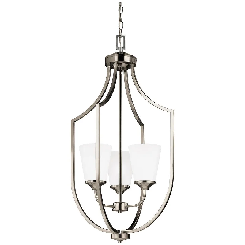 Rustic Ceiling Lights with Reclaimed Wood and Distressed FinishesSea Gull Lighting Hanford 3-Light Foyer Pendant Rustic Ceiling Lights with Reclaimed Wood and Distressed FinishesSea Gull Lighting Hanford 3-Light Foyer Pendant