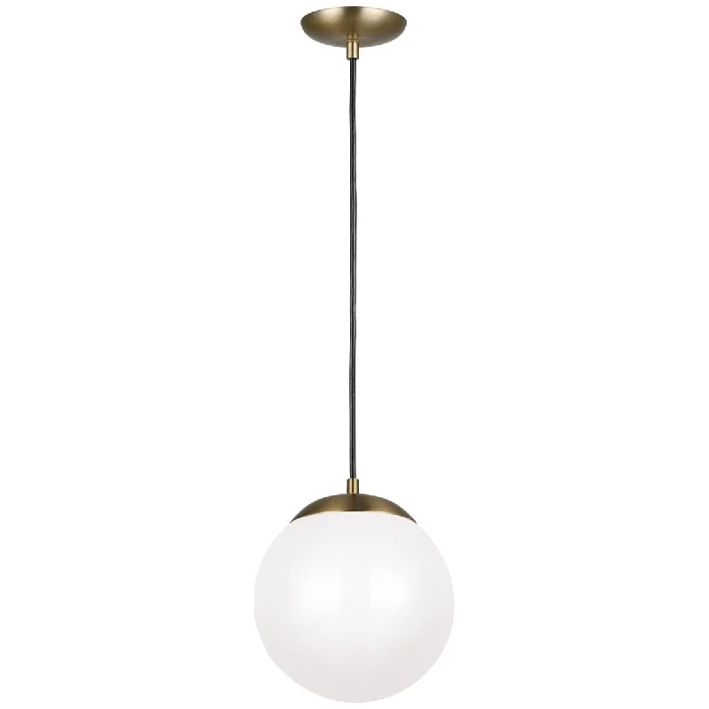 Bohemian Ceiling Lights with Beads, Tassels, and Colorful GlassSea Gull Lighting Leo - Hanging Globe LED Pendant - Satin Bronze Bohemian Ceiling Lights with Beads, Tassels, and Colorful GlassSea Gull Lighting Leo - Hanging Globe LED Pendant - Satin Bronze