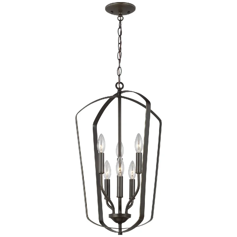 Rustic Ceiling Lights with Reclaimed Wood and Distressed FinishesSea Gull Lighting Romee Medium 6-Light Pendant without Bulb Rustic Ceiling Lights with Reclaimed Wood and Distressed FinishesSea Gull Lighting Romee Medium 6-Light Pendant without Bulb