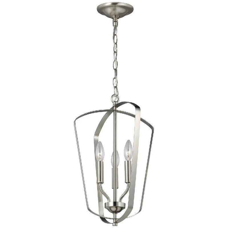 Chinese - Style Ceiling Lights with Red Lantern - Inspired DesignsSea Gull Lighting Romee Small 3-Light Hall/Foyer Light - 3.5W Chinese - Style Ceiling Lights with Red Lantern - Inspired DesignsSea Gull Lighting Romee Small 3-Light Hall/Foyer Light - 3.5W