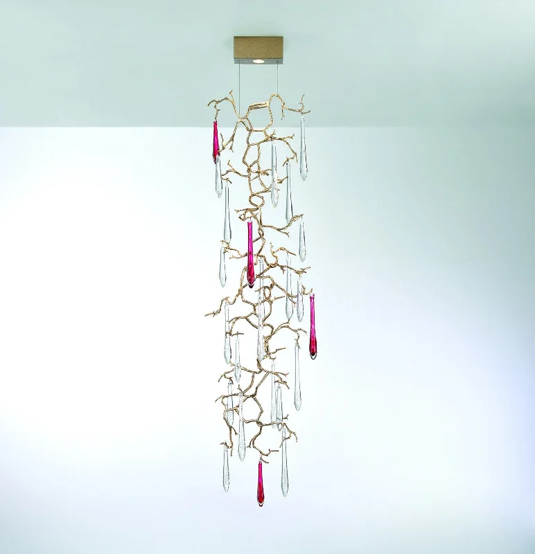 Contemporary Ceiling Lights with Unique, Abstract ShapesSerip Aqua Bespoke Pendant