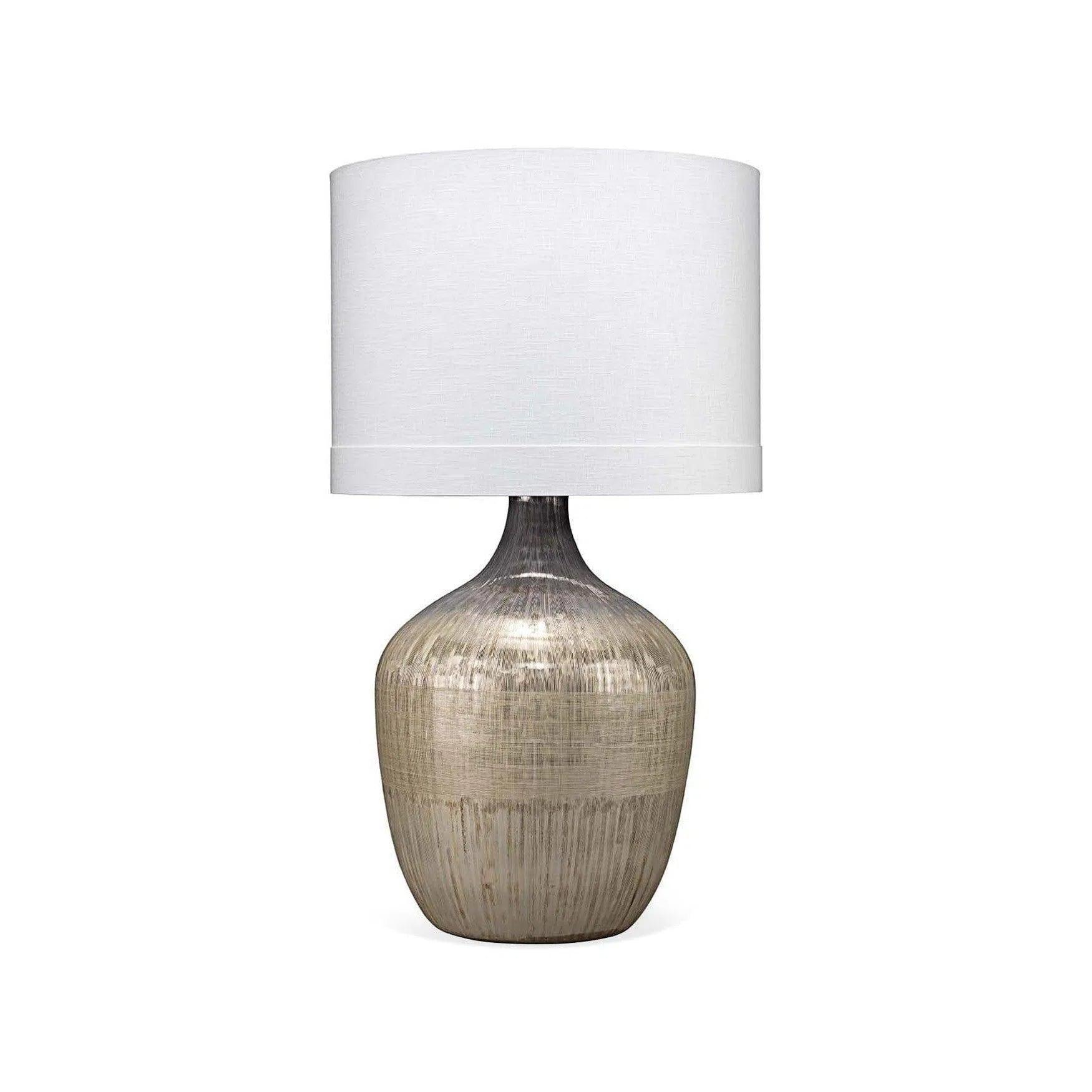 victorian style table lamps with ornate details for traditional homesSilver Glass Damsel Table Lamp - Large