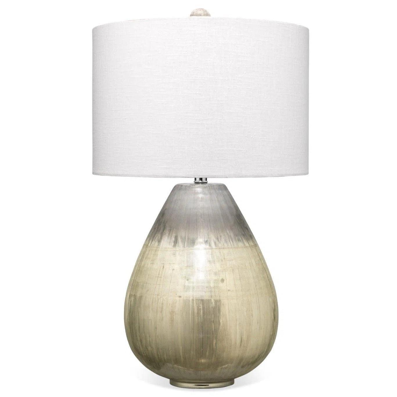 coastal style table lamps with nautical elements for beach housesSilver Glass Damsel Table Lamp - Medium