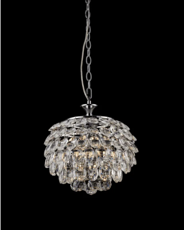 Victorian - Inspired Ceiling Lights with Ornate Crystal ChandeliersSouthborough Small Layered Crystal Pendant - ID 5023 Victorian - Inspired Ceiling Lights with Ornate Crystal ChandeliersSouthborough Small Layered Crystal Pendant - ID 5023