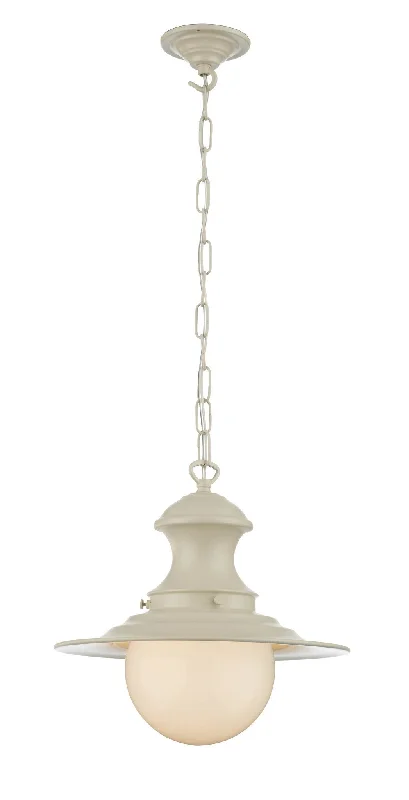 Retro Ceiling Lights Inspired by the 1950s and 1960s DesignStation Cream and Glass Small Single Pendant - ID 1065 Retro Ceiling Lights Inspired by the 1950s and 1960s DesignStation Cream and Glass Small Single Pendant - ID 1065