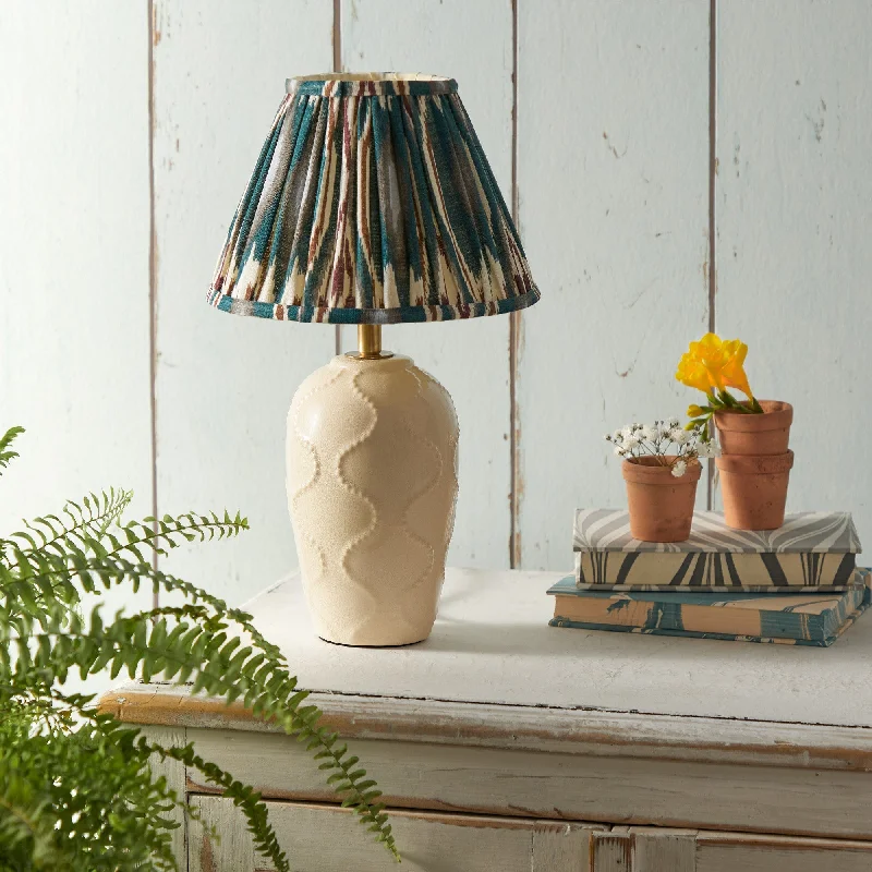 mid century modern table lamps with iconic designs for a stylish studySmaller Bobcheck Table Lamp in Stone