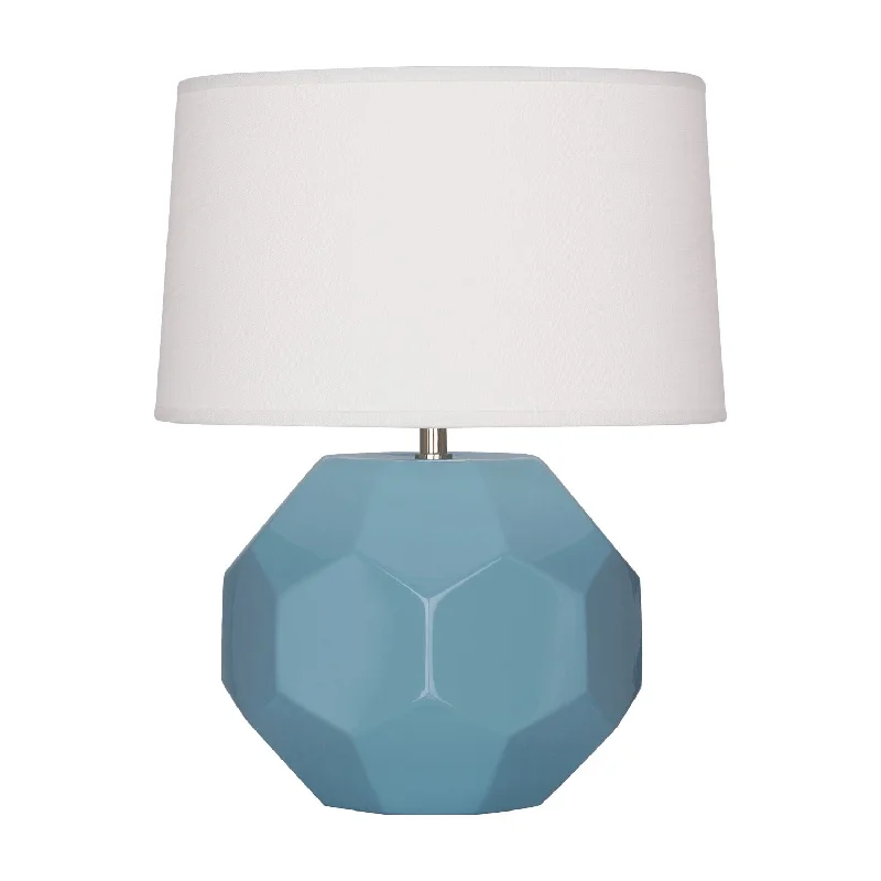 mid century modern table lamps with iconic designs for a stylish studySteel Blue Franklin Accent Lamp