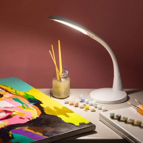 art deco table lamps with geometric shapes for a retro touchStella Two Task Lamp