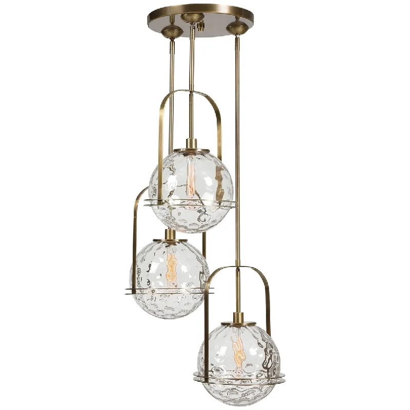 Bohemian Ceiling Lights with Beads, Tassels, and Colorful GlassUttermost Mimas 3-Light Cluster Pendant Bohemian Ceiling Lights with Beads, Tassels, and Colorful GlassUttermost Mimas 3-Light Cluster Pendant