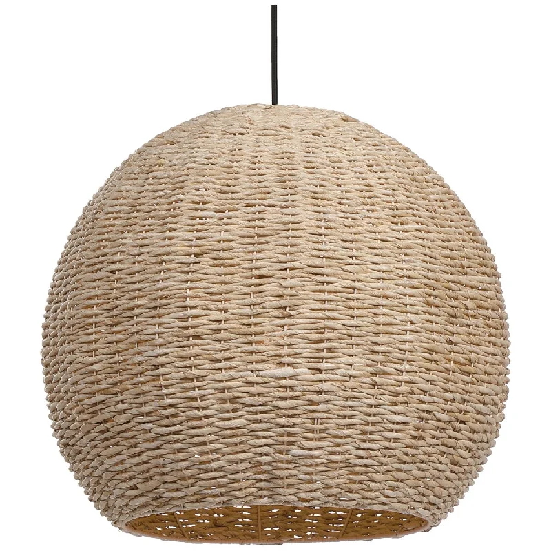 Retro Ceiling Lights Inspired by the 1950s and 1960s DesignUttermost Seagrass 1-Light Dome Pendant Retro Ceiling Lights Inspired by the 1950s and 1960s DesignUttermost Seagrass 1-Light Dome Pendant