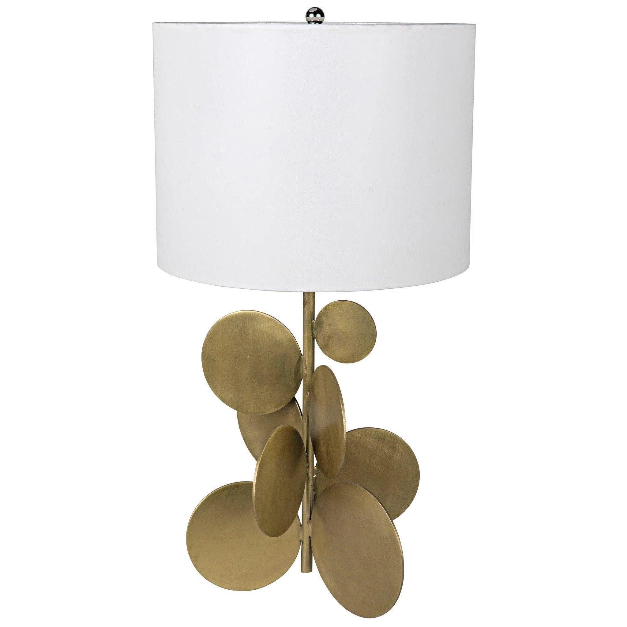 bohemian table lamps with colorful patterns for eclectic bedroomsVadim Metal Table Lamp With Shade and Brass Finish bohemian table lamps with colorful patterns for eclectic bedroomsVadim Metal Table Lamp With Shade and Brass Finish