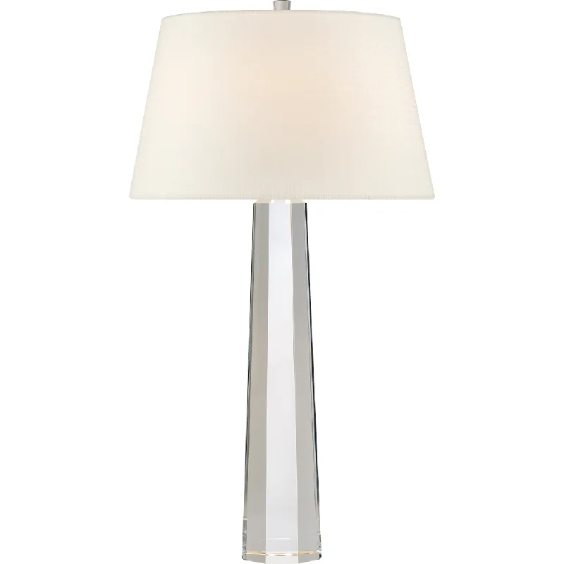 metal table lamps with a matte black finish for a sleek appearanceOctagonal Spire Large Table Lamp