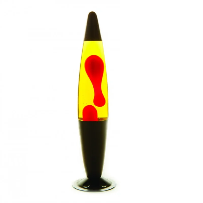 Lava Lamps for Meaderies to Add a Touch of UniquenessBlack - Red/Yellow Peace Lava Lamp