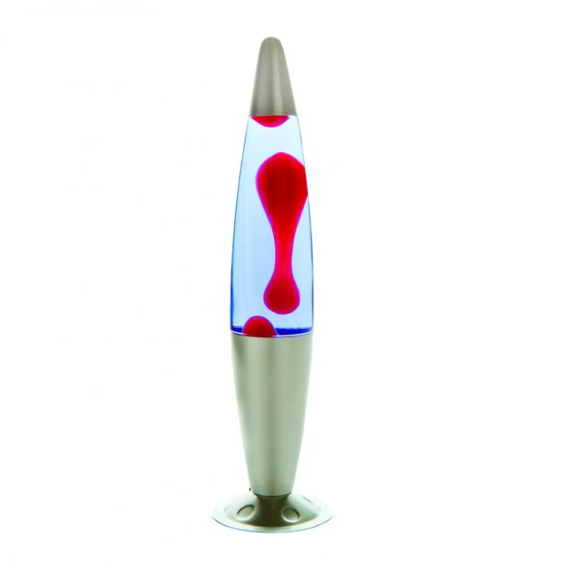 Lava Lamps for Retirement Party Venues to Create a Relaxed VibeSilver - Red/Blue Peace Lava Lamp